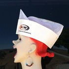 Vintage Original 1950s A w Rootbeer Soda Paper Jerk Hat Employee Uniform Nos