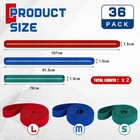 36 Pcs Variety Extra Large Moving Rubber Bands 42  36  And 30  Rubber Straps