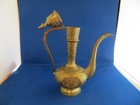 Vintage Brass Islamic Dallah Coffee Pot Arabian Middle Eastern Arabic