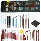 Pottery Clay Sculpting Tool Set Ceramic Wax Carving Modeling Kit Polymer Art