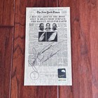 Apollo 8   Jsa   Crew Autograph Moon Mini Newspaper Fdc   Bill William Anders