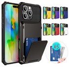 Flip Wallet Case For Iphone 16 15 13 12 14 Pro Max 11 Credit Card Holder Cover