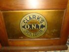 Antique Clark s O n t  Spool Cabinet 6 Drawers Sole Agent Spool Cotton C 1900