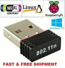10 Mini Usb Wifi Wlan Wireless Network Adapter 802 11 Dongle Rtl8188 Win