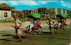 Thailand Airmail Postcard To California With 8 Stamps