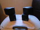 Bose Double Cube Swivel Speakers Red Line Lot Of 2  used  Good Condition 