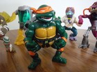 6 Retro Action Figure Toys Tmnt  Comic 90 s tv Cartoon Toys Toy Lot