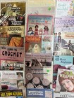 Lot Of 40 Vintage Knitting Crochet Pattern Booklets Leaflets Magazines