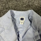 Janie And Jack Sport Coat Boys 12-18 Months Light Blue Cotton Blazer Toddler