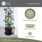 The Hc Companies Flower Pot Saucers - Plastic Plant Saucer For Outdoors      