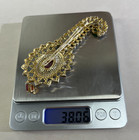 Indian Men Hat Pag Brooch Safa Sikh Dastar Jewellery Groom Wedding Kalangi Ds51