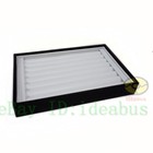 1 2 3 4 5pcs Chic White Leatherette Finger Ring Jewelry Display Tray Holder