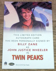 2019 Twin Peaks Archives Billy Zane Archive Box Exclusive Autograph