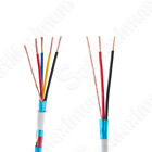 Shielded Security Alarm Cable Stranded   Solid Wire 18 22 Awg 500ft 1000ft White