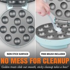 Baker s Friend Cake Pop Maker Machine Set With Cake Pop Stand  Sticks   Fork Too