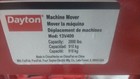 Dayton 13v409 Hydraulic-lift Machinery   Equipment Mover With Dual-forks