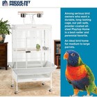 Prevue Hendryx Pet Products Wrought Iron Select Bird Cage 3153c Chalk White