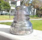 Nice Smoky Purple Cd 152 California Hoopskirt Style Glass Insulator  s 