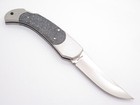 Vintage 1980s Ranger s G  Sakai Seki Japan 4 37  Folding Scimitar Lockback Knife