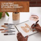 Permanent Markers Portrait Colors Skin Tone Markers Set Fine Tip Art Ske