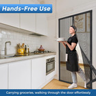 Magnetic Screen Door Magnetic Closure Fits 36 x82  Doors  Polyester