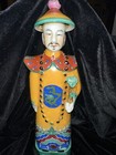Vintage Chinese Figurine Statue Hand Painted 