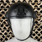 New Lancer Tactical Ballistic Type Helmet - Medium large - Black  ca-726mb 