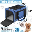 Pet Carrier Large 20 Lbs Top Load soft Sided Small Cats   Dogs Travel Carrier
