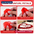 1200 Pcs Artificial Silk Rose Petals Decoration For Romantic Night  Wedding  Eve