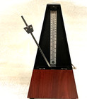 Wittner Metronome Majelzel Style Vintage West Germany Plastic Wood Finish Workin