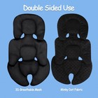 Infant Car Seat Insert  2-in-1 Reversible Infant Car Seat Head Support For Girls