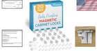 Invisible Magnetic Cabinet Locks For Baby Safety - 20 Pack  3m Adhesive Included