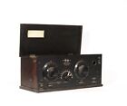 1921 Grebe Cr-5 Radio With Good Brass Base Tipped Tube   Excellent   Works