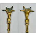 Set Of 7 - Antique Judaica Torah Reading Accessories Pointer Hebrew