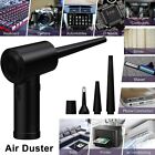 Electric Mini Air Duster Blower Vacuum Cleaner For Pc Computer Laptop Dust