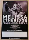 Melissa Etheridge 2-sided Original Promo Poster Fearless Love