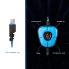 Sades Sa902 Stereo Gaming Headset 7 1 Usb Surround Sound Pc Headsets Over-ear   