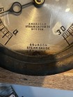 Antique Brass Steam Gauge American Gauge 1880-1900  5     Tj Myer Baltimore