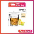 Jaief 1 7 Oz Tequila Shot Glasses Heavy Base Shot Glass  Crystal Cordial Glasses