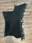 Horse Tack - Xl Black Rod   s Western Leather Show Chaps
