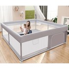 Baby Playpen Indoor Outdoor Safety Play Yard W  Breathable Mesh Anti-fall Design