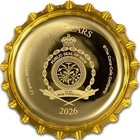 Sprite Bottle Cap Shaped Gold Coin 8  Niue 2026