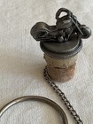 Wine Bottle Stopper Cork Motorcycle Pewter W chain And Ring Epic Products 2006