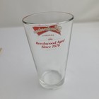 Budweiser  beechwood Aged Since 1876  Draught Pint Beer Glass