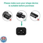 5ft Mickey Mouse Power Cord 3 Prong Power Cord ac Power Supply Co