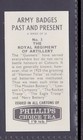 Royal Regiment Of Artillery - 55   Year Old English Trade Card   3