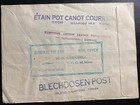 1938 Niuafoou Tonga Island Tin Can Canoe Mail Cover To Melbourne Australia 1