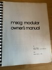 1981 Moog Modular Owner s Manual Rare Dan Wyman 190 Pages Vintage Original