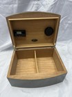 Comoy s Of London Cigar Humidor Carbon Fiber Pattern With Digital Thermo Meter