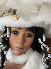 Rustle Native American Indian Porcelain Doll     Winter Moon    27 In